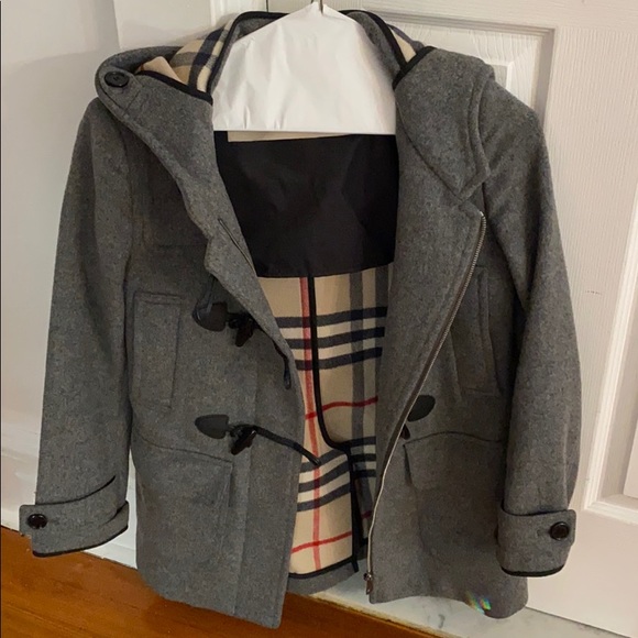 Fur Burberry Lined Jacket Burberry London Blue Label Nova Check